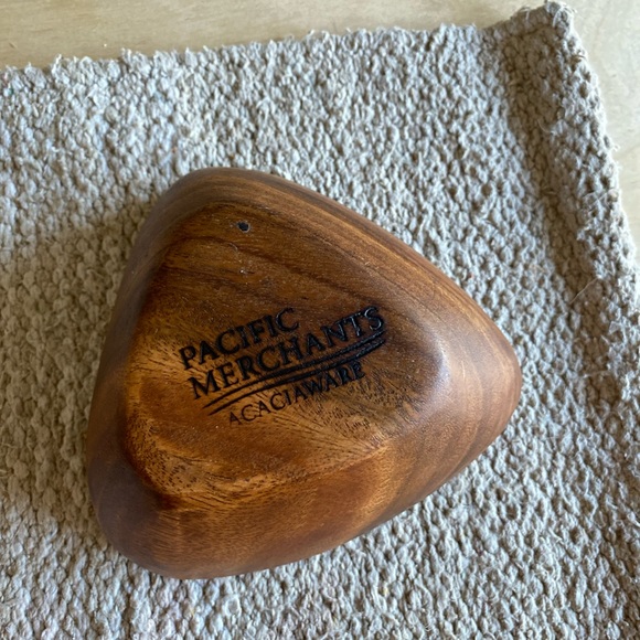 Vintage small wooden serving bowl - Picture 2 of 3